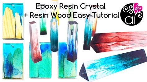 How To Make Resin Crystals Tutorial Simple Resin Wood Pendants Youtube