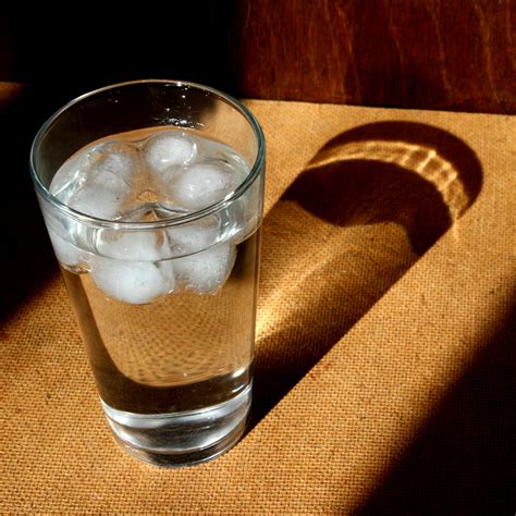 Glass Of Ice Water In Sunbeam Picture Free Photograph Photos Public