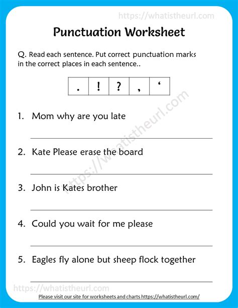 Punctuation-worksheet-for-4th-grade
