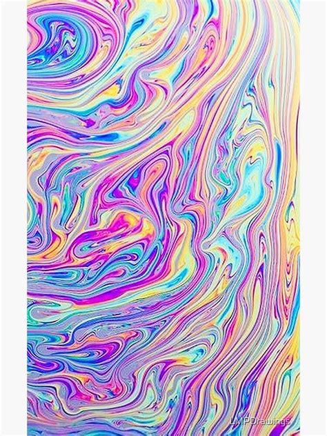Rainbow Marble Art Print For Sale By Lmpdrawings Redbubble