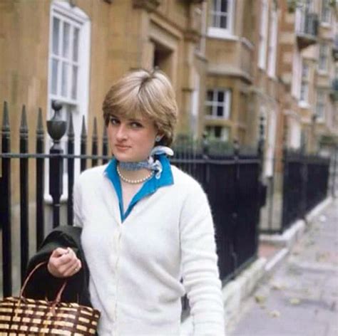 Lady Diana On Her Way To Work As A Kindergarten Teacher Before The