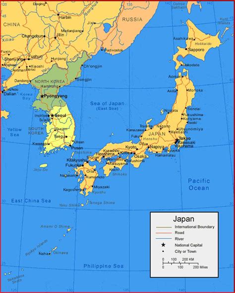 Gambar Peta Jepang Beserta Keterangan Tarunas
