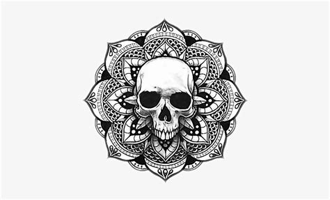 Blackandwhite Tattoo Tattooart Skull Skullmanda Mandala Skull Tattoo