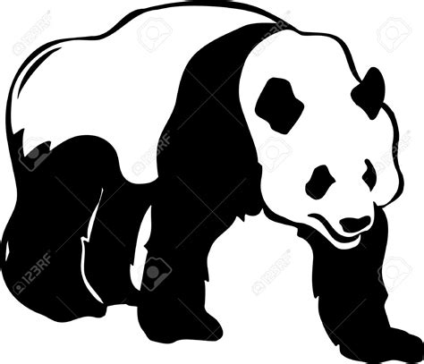 Panda Clipart Black And White Free Download On Clipartmag