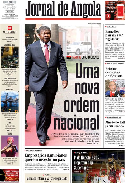 Noticias De Angola Hoje