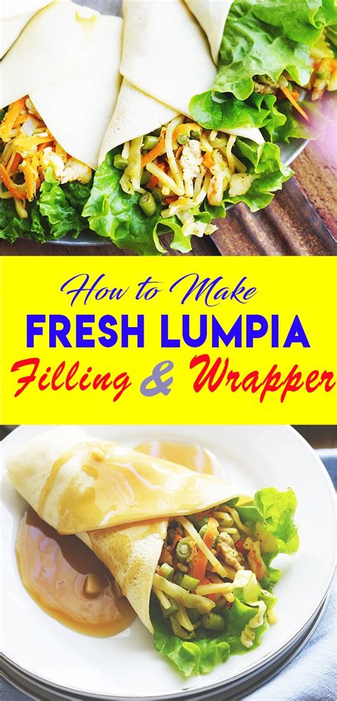fresh lumpia ubod how to make fresh lumpia wrapper and sauce the skinny pot