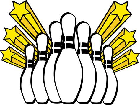 Free 5 Pin Bowling Clipart Idea Wikiclipart