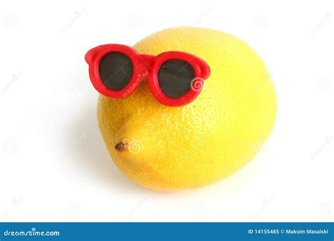 Funny Lemon In Sun Glasses Stock Image Image Of Fresh 14155485