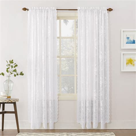 Wide Lace Curtains Curtains And Drapes