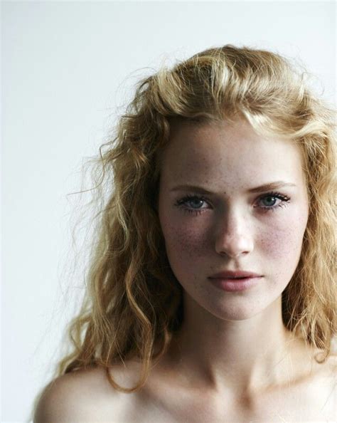 Freckles Blonde Beauty Pretty Face Womens Haircuts