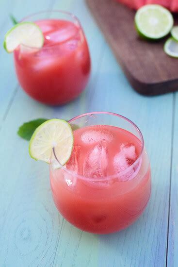 Watermelon Limeade Punch Boozy And Kids Versions The Adventure Bite
