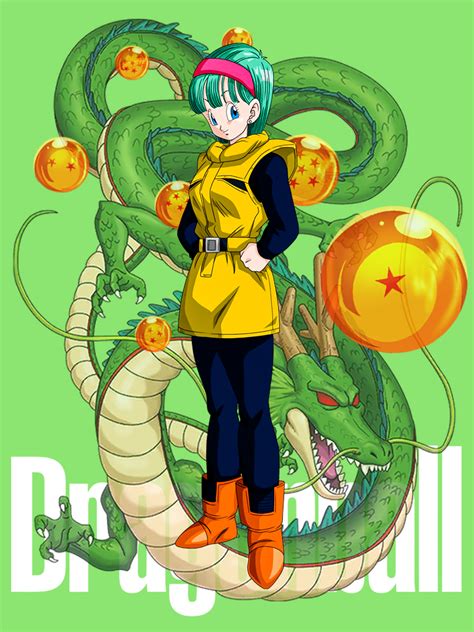 Dragon Ball Dragon Ball Z Vertical Transparency Dragon Anime Girls Bulma Young Bulma Wallpaper