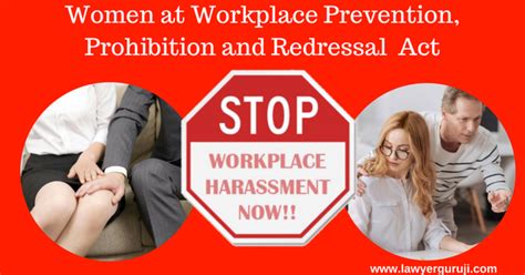 The Sexual Harassment Of Women At Workplace Prevention Prohibition And