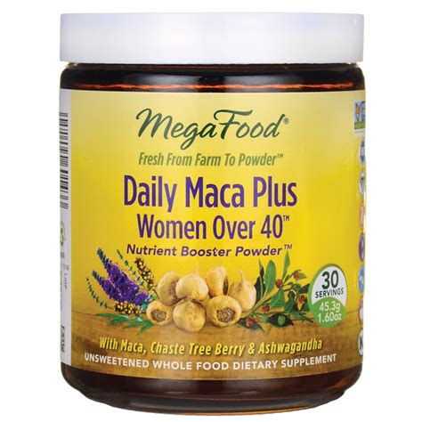 Megafood Daily Maca Plus For Women 1 6 Oz Powder Women S Health Health Organic Herbs