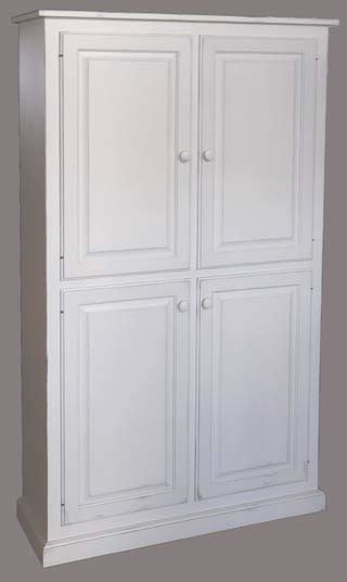 1/2 plywood door and drawer front construction: 4 Door Wide Pantry Cupboard
