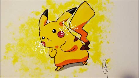 Pokemon Pikachu Draw And Color Youtube
