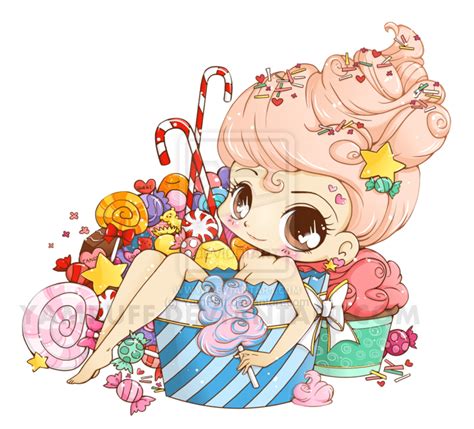 Scrap Candy Chibi Commission By Yampuff On Deviantart Anime Chibi