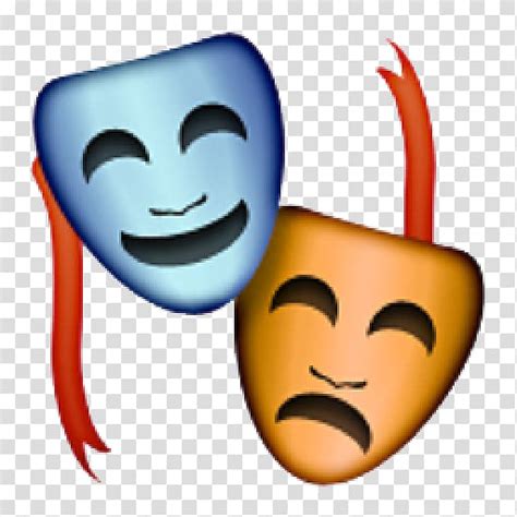 Free Download The Emoji Movie Theatre Performing Arts Mask Fine Arts Transparent Background