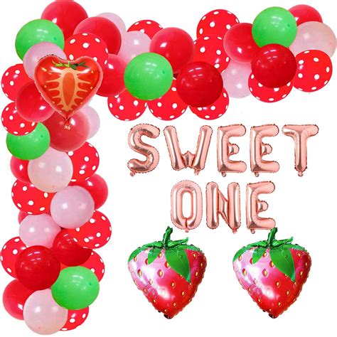 Buy Sweet One Strawberry Theme Birthday Party Decorations Strawberry