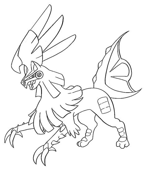 Silvally Pokemon Coloring Page