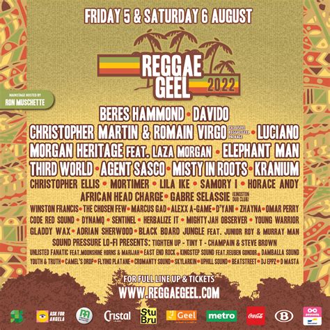 information reggae geel 2022