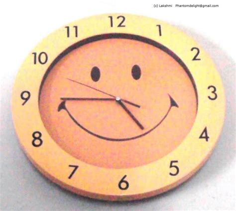 My Smiley Wall Clock Clock Wall Clock Wall