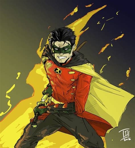 Damian Wayne Robin By Theodj On Deviantart Damian Wayne Batman Art Batman Universe