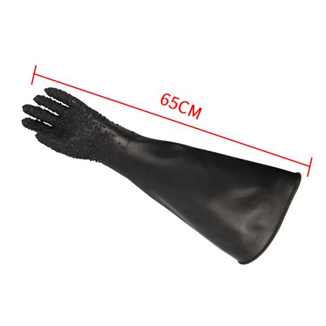 best china wholesale latex gloves handjob industrial black latex with particles anti silp oil