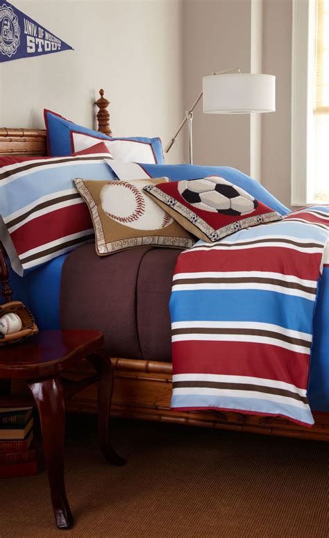 The most common boys sports bedding material is cotton. Boys Bedding & Room Decor | Boys Bedrooms, Boys Bedding ...