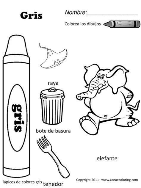 Spanish Black Free Colouring Pages