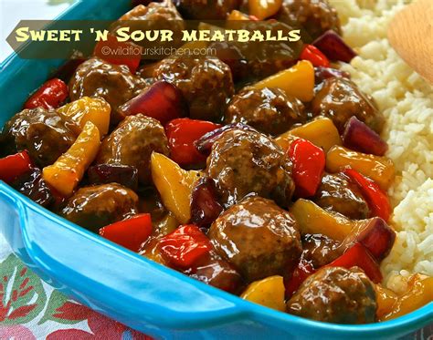 Easy Sweet N Sour Meatballs Wildflours Cottage Kitchen
