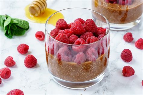 Chocolate Raspberry Chia Pudding For Antioxidants And