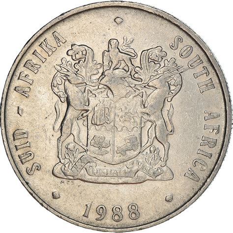 One Rand 1988 Coin From South Africa Online Coin Club