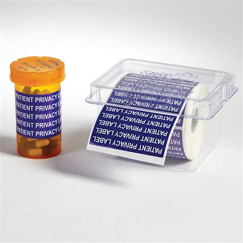 Patient Privacy Labels Medical Products Supplies