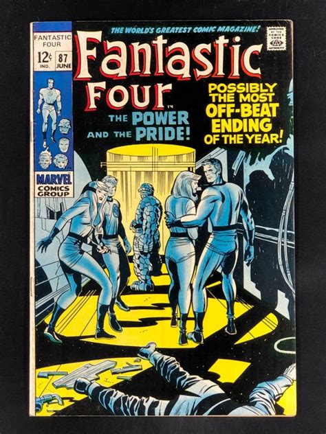 Fantastic Four 87 1969 Vf Doctor Doom Appearance Comic Books