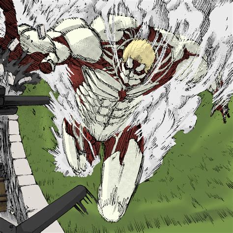 Armored Titan Manga The Armored Titan Could Regenerate From Severe