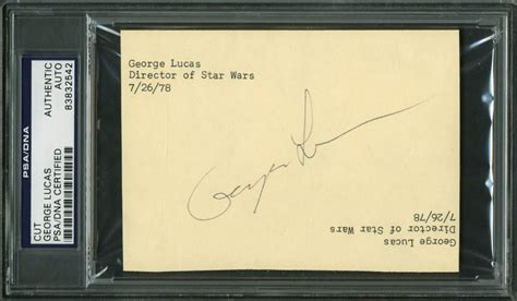 Lot Detail George Lucas Desirable Vintage Autographed Page C 1978