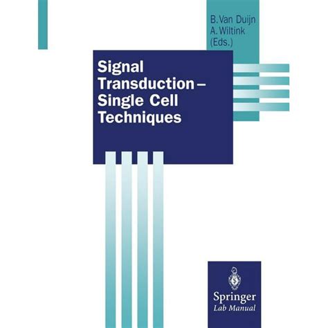 Springer Lab Manuals Signal Transduction Single Cell Techniques Paperback