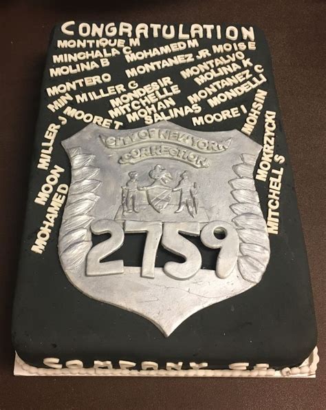 Correction Officer Cake Correctional Officer Law Enforcement Mitchell