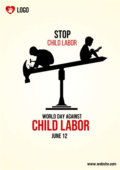 World Day Against Child Labour Template Postermywall