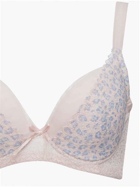 BR 01239 Lace Soft Cup Bra Cup C E Pink SATAMI Online BR 01239 4