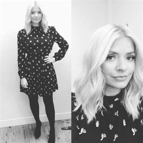 Holly Willoughby Has Short Hair Presenter Shows Off New Hair Do On This Morning New Hair Do