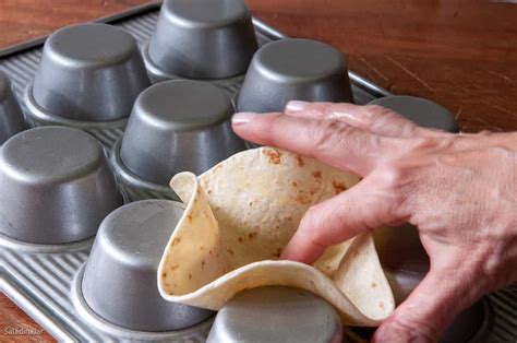 Super Easy Baked Tortilla Bowls Using Muffin Tins