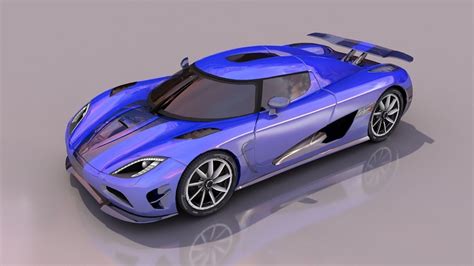 Koenigsegg Agera 3d Model Game Ready Cgtrader