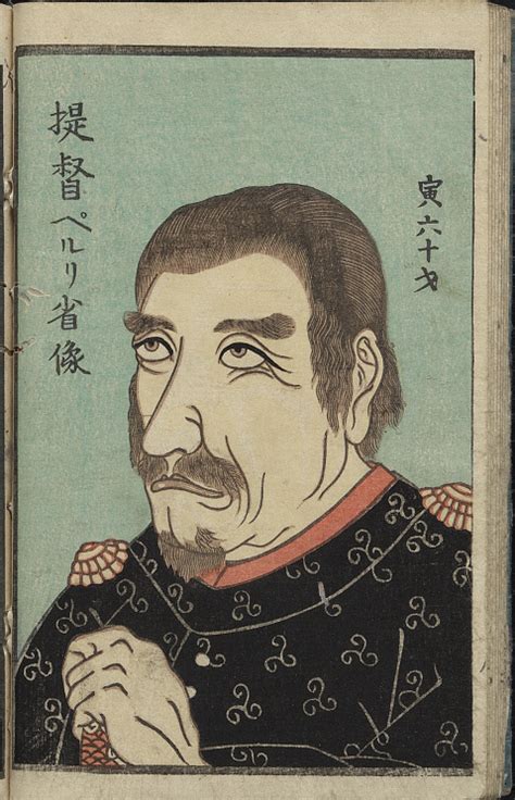 A Japanese Woodcut Of Commodore Matthew Perry Dpla