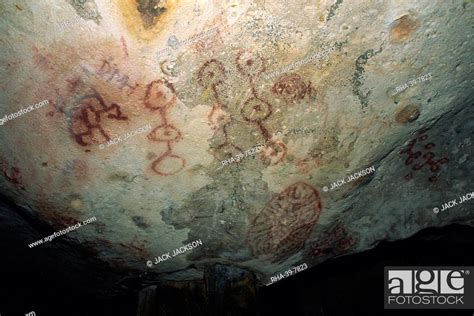 Indian Rock Paintings Fontein Caves Arikok National Park Aruba West