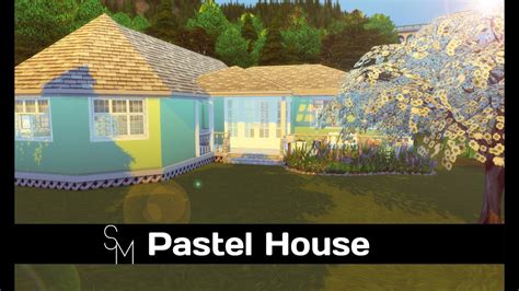 The Sims 4 Speed Build Pastel House Part 2 Cc Links House