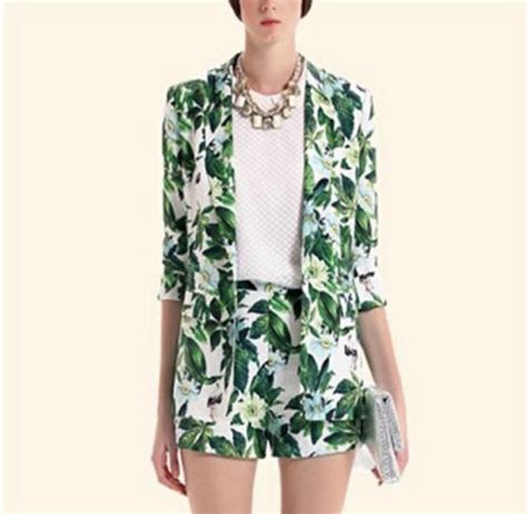 pin by true joy outlet on women s apparel floral print blazer european fashion autumn office