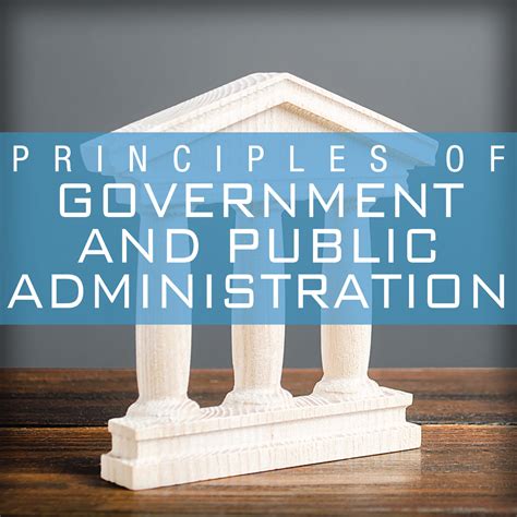 Principles Of Government And Public Administration Bright Thinker