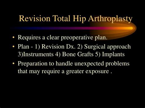 Ppt Revision Total Hip Arthroplasty Powerpoint Presentation Free